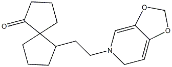  1-Aza-1-(3,4-(methylenedioxy)phenethyl)spiro[4.4]nonan-6-one
