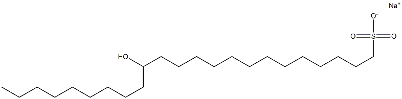  14-Hydroxytricosane-1-sulfonic acid sodium salt
