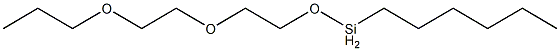 Hexyl[2-(2-propoxyethoxy)ethoxy]silane