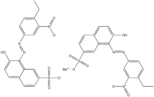 Bis[1-[(4-ethyl-3-nitrophenyl)azo]-2-hydroxy-7-naphthalenesulfonic acid]barium salt