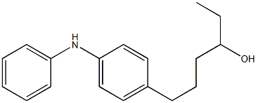 4-(4-Hydroxyhexyl)phenylphenylamine|