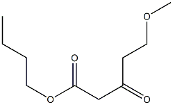 5-Methoxy-3-oxopentanoic acid butyl ester Structure