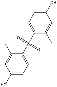 4,4'-Dihydroxy-2,2'-dimethyl[sulfonylbisbenzene] Struktur