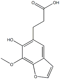 3-(6-Hydroxy-7-methoxybenzofuran-5-yl)propionic acid