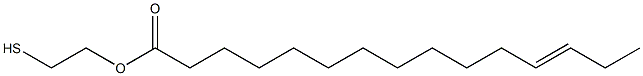 12-Pentadecenoic acid 2-mercaptoethyl ester Struktur