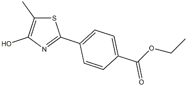 4-(4-Hydroxy-5-methyl-2-thiazolyl)benzoic acid ethyl ester