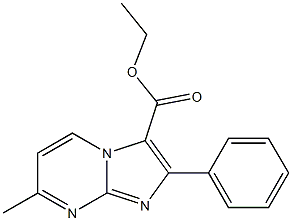  2-Phenyl-7-methylimidazo[1,2-a]pyrimidine-3-carboxylic acid ethyl ester
