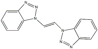 (E)-1,2-Bis(1H-benzotriazol-1-yl)ethene Structure