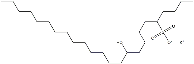 10-Hydroxytetracosane-5-sulfonic acid potassium salt