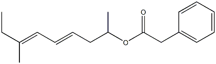  Phenylacetic acid 1,6-dimethyl-3,5-octadienyl ester