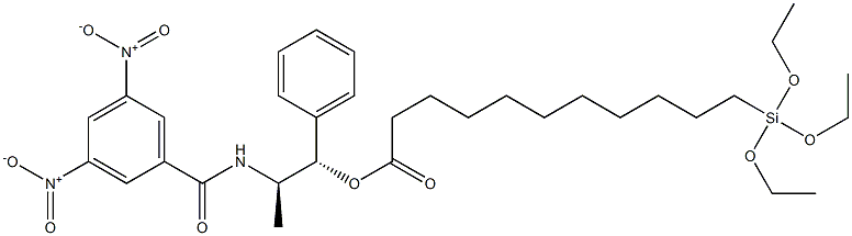 11-(Triethoxysilyl)undecanoic acid [(1S,2R)-1-phenyl-2-[(3,5-dinitrobenzoyl)amino]propyl] ester
