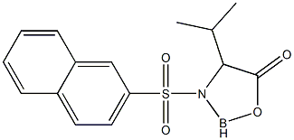  2,3-Dihydro-4-isopropyl-3-[(2-naphtyl)sulfonyl]-1,3,2-oxazaborol-5(4H)-one