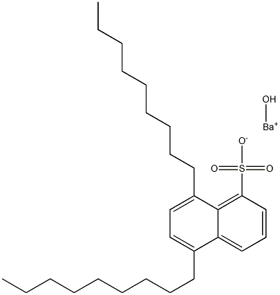 5,8-Dinonyl-1-naphthalenesulfonic acid hydroxybarium salt Structure