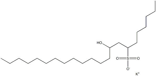9-Hydroxydocosane-7-sulfonic acid potassium salt