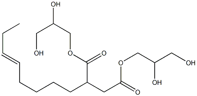 2-(5-Octenyl)succinic acid bis(2,3-dihydroxypropyl) ester