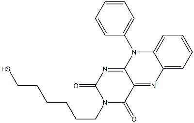 3-(6-Mercaptohexyl)-10-phenylbenzo[g]pteridine-2,4(3H,10H)-dione