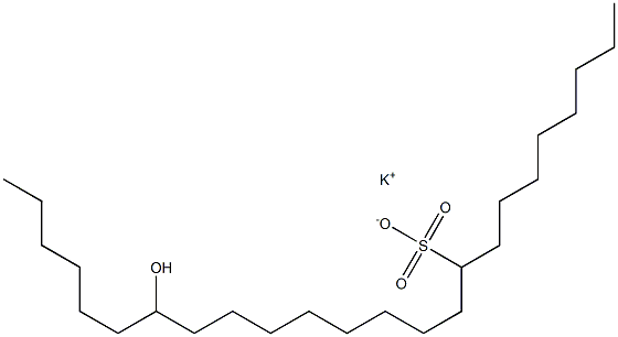 18-Hydroxytetracosane-9-sulfonic acid potassium salt