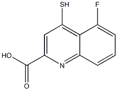 4-Mercapto-5-fluoroquinoline-2-carboxylic acid Structure