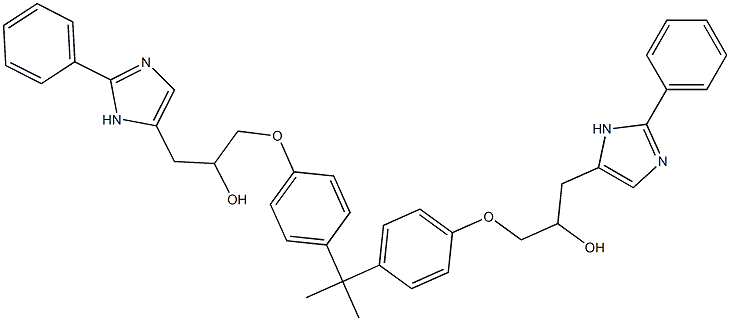  1,1'-(2,2-Propanediyl)bis[(4,1-phenylene)oxy]bis[3-(2-phenyl-1H-imidazol-5-yl)-2-propanol]
