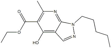  1-Pentyl-4-hydroxy-6-methyl-1H-pyrazolo[3,4-b]pyridine-5-carboxylic acid ethyl ester