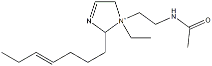 1-[2-(Acetylamino)ethyl]-1-ethyl-2-(4-heptenyl)-3-imidazoline-1-ium