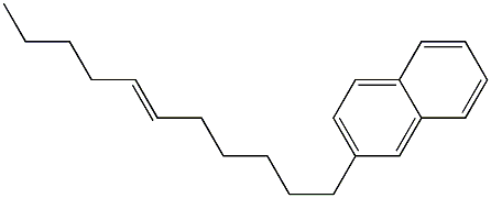 2-(6-Undecenyl)naphthalene Structure