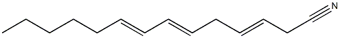 3,6,8-Tetradecatrienenitrile Struktur