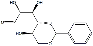 4-O,6-O-Benzylidene-D-glucose 结构式