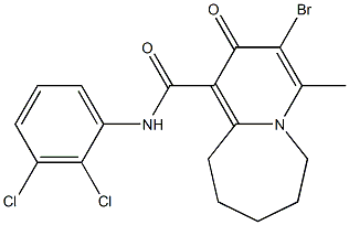  N-(2,3-Dichlorophenyl)-3-bromo-4-methyl-2-oxo-2,6,7,8,9,10-hexahydropyrido[1,2-a]azepine-1-carboxamide