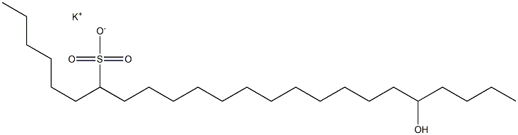 20-Hydroxytetracosane-7-sulfonic acid potassium salt