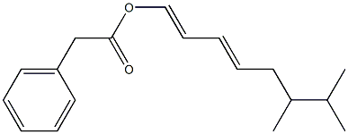  Phenylacetic acid 6,7-dimethyl-1,3-octadienyl ester