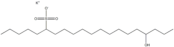 17-Hydroxyicosane-6-sulfonic acid potassium salt