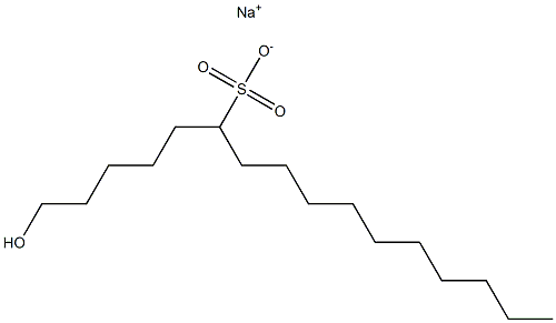 1-Hydroxyhexadecane-6-sulfonic acid sodium salt