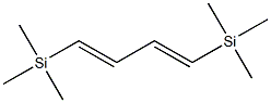 (1E,4E)-1,4-Bis(trimethylsilyl)-1,3-butadiene Struktur
