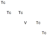 バナジウム-ペンタテクネチウム 化学構造式