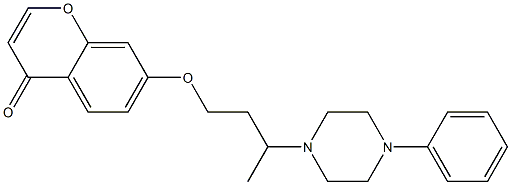 7-[3-[4-Phenyl-1-piperazinyl]butoxy]-4H-1-benzopyran-4-one