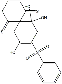 3-(Phenylsulfonyl)-7,11-dithia-1-oxa-2,5,5-trimethylspiro[5.5]undec-2-ene