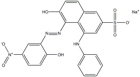  6-Hydroxy-5-[(2-hydroxy-5-nitrophenyl)azo]-4-phenylaminonaphthalene-2-sulfonic acid sodium salt