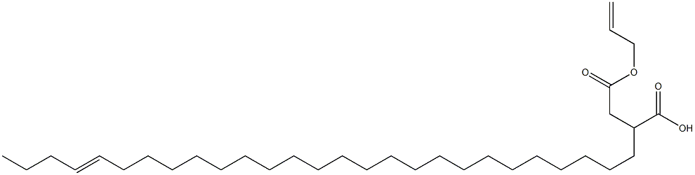2-(23-ヘプタコセニル)こはく酸1-水素4-アリル 化学構造式