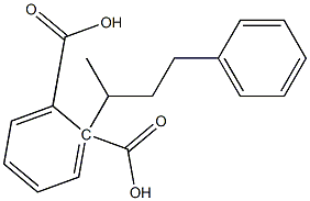(+)-Phthalic acid hydrogen 2-[(S)-1-methyl-3-phenylpropyl] ester Structure