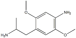  1-Methyl-2-[4-amino-2,5-dimethoxyphenyl]ethanamine