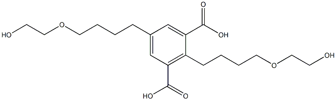  2,5-Bis(7-hydroxy-5-oxaheptan-1-yl)isophthalic acid