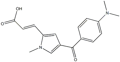 (E)-3-[1-Methyl-4-[4-dimethylaminobenzoyl]-1H-pyrrol-2-yl]acrylic acid