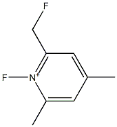 1-Fluoro-4,6-dimethyl-2-(fluoromethyl)pyridinium