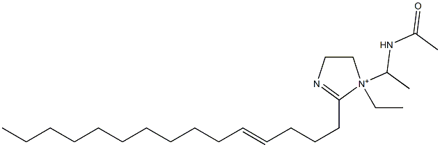  1-[1-(Acetylamino)ethyl]-1-ethyl-2-(4-pentadecenyl)-2-imidazoline-1-ium