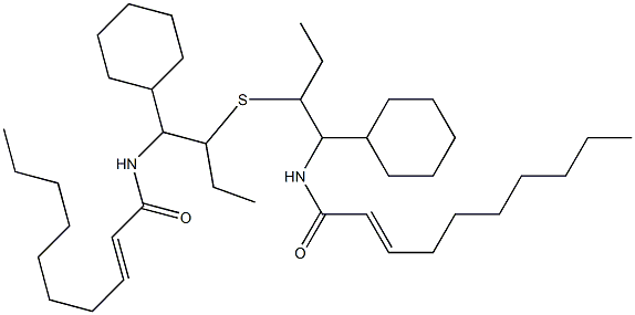 2-[[(2E)-2-Decenoyl]amino]ethyl(2-cyclohexylethyl) sulfide Structure