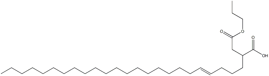 2-(4-Tetracosenyl)succinic acid 1-hydrogen 4-propyl ester Structure