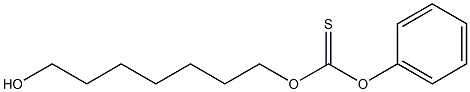 7-[(フェノキシチオカルボニル)オキシ]ヘプタン-1-オール 化学構造式