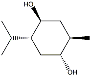 [1R,2R,4R,5S,(-)]-p-Menthane-2,5-diol Structure