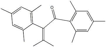 1,2-Bis(2,4,6-trimethylphenyl)-3-methyl-2-buten-1-one Structure